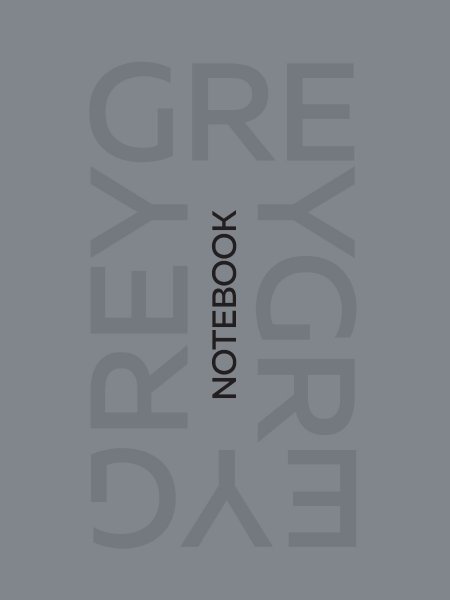 MyArt. БЛОКНОТ в клетку Total Grey. Grey 4