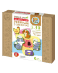 Игрушка из дерева на липучках Ребятам о зверятах 18 эл