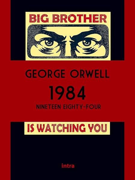 Плакат. 1984 обложка 2. Формат А4.