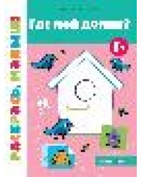 Где мой домик 1+: книжка-раскраска дп