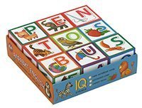 Умные кубики в поддончике. 9 штук. Алфавит. English нов