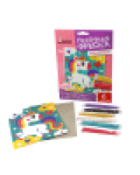 Набор для творчества. Песочная фреска Единорог без рамки, 6 цветов, 138х165 мм