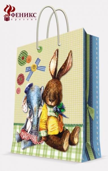 Обложка книги «Бумажный пакет для сувенирной продукции , с ламинацией, с шириной основания 26 см, плотность бумаги 140 гм2 26х32.4х12.7см арт.40856», ISBN 4606008331083