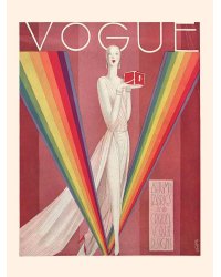 VOGUE. Дама со шкатулкой. Серия плакатов. Формат А4.
