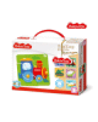 Пазлы ЗИГЗАГ Транспорт 18 эл Baby Toys макси