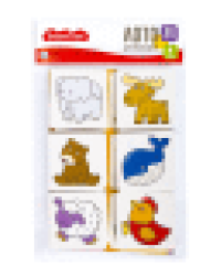 Лото для малышей Зверята 4 карточки, 24 фишки Baby Toys