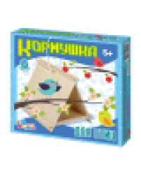 Кормушка для птиц деревянная весенний рисунок