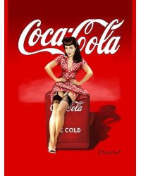 VOGUE. Кока-кола. Серия плакатов. Формат А4.