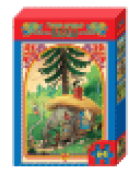 Пазлы макси Русские народные пазлы. Волк и семеро козлят 64 эл