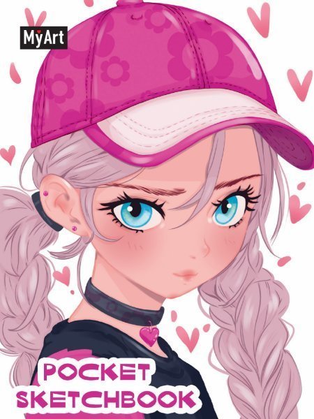 MyArt. Pocket СКЕТЧБУК. ДЕВУШКА В КЕПКЕ