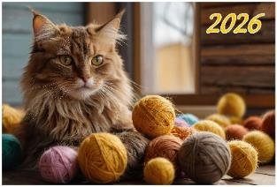 Пушистый кот