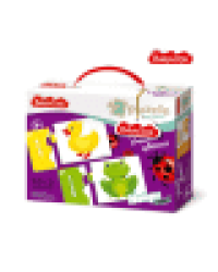 Пазлы парные Учим цвета 20 эл Baby Toys макси