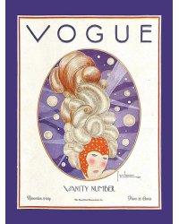 VOGUE. Леди в высоком парике. Серия плакатов. Формат А4.