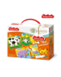 Пазлы парные Чей малыш 20 эл Baby Toys макси