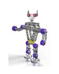 Конструктор металлический с подвижными деталями Робот Р1