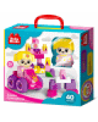 Конструктор пластиковый Замок принцессы 40 дет Baby Blocks