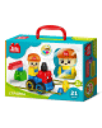 Конструктор пластиковый На стройке 21 дет Baby Blocks