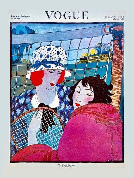 VOGUE. Теннисистки. Серия плакатов. Формат А4.