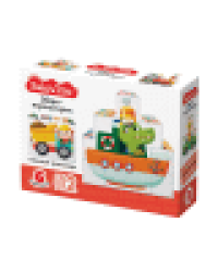Кубики Зверотранспорт 12 шт Baby Toys