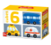 Кубики пластмассовые Городской транспорт 6 шт Baby Toys