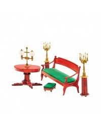 Диван и овальный стол