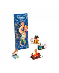 Набор сборных игрушек ЗОДИАШКИ 12 ёлочных игрушек К Новому году