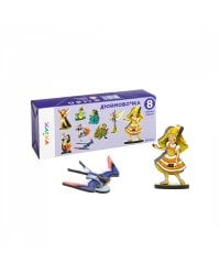 Дюймовочка Набор из 8 пазлов. Игра настольно-печатная Объемные пазлы