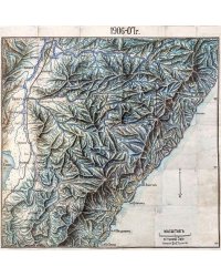 Карта. По Уссурийскому краю. Дерсу Узала