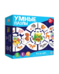 Умные пазлы. Кто где живет.