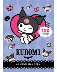 Kuromi. Альбом наклеек фиолетовый