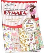 Бумага для дизайна, творчества, скрапбукинга мишка