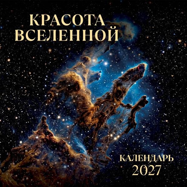 Обложка книги «Красота Вселенной. Календарь настенный на 2027 год 300х300 мм», ISBN 9785042392818
