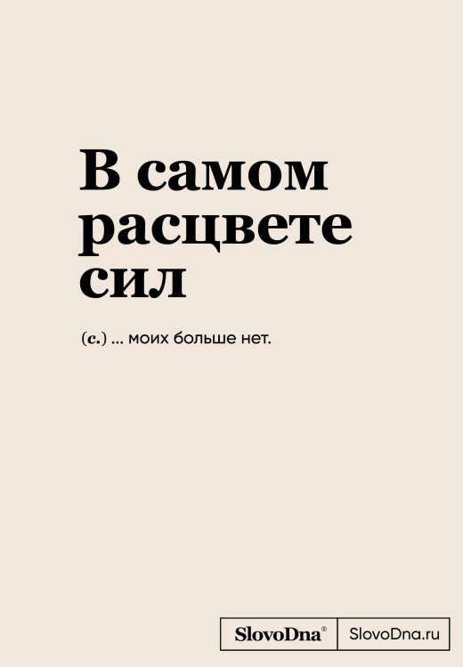 Блокнот SlovoDna. В самом расцвете сил формат А5, 128 стр., С НОВЫМ КОНТЕНТОМ