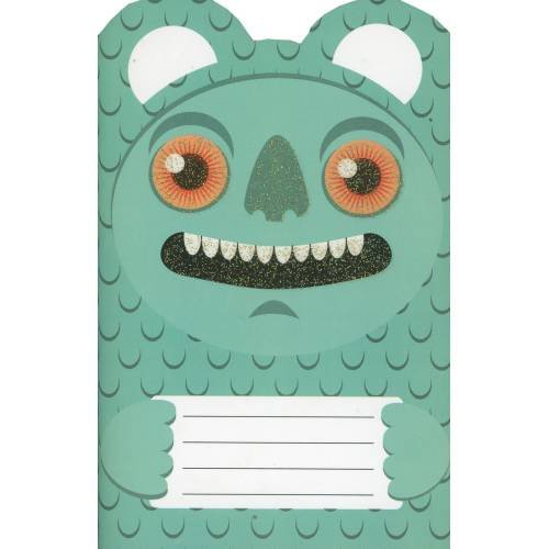 Обложка книги «Блокнот. Бирюзовый монстрик» — None, ISBN 4810764002990