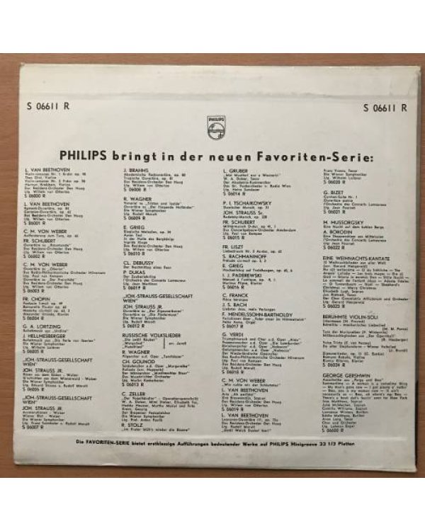 Дополнительное изображение книги «Serge Jaroff, Der Don-Kosaken-Chor, Geistliche Gesänge. Philips ‎– S 06611 R»