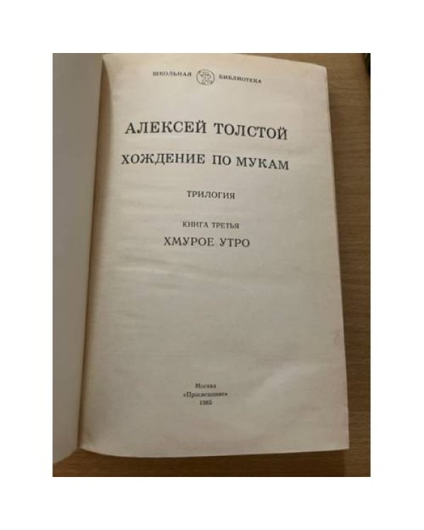 Хождение по мукам. В трех книгах. Книга 3. Хмурое утро