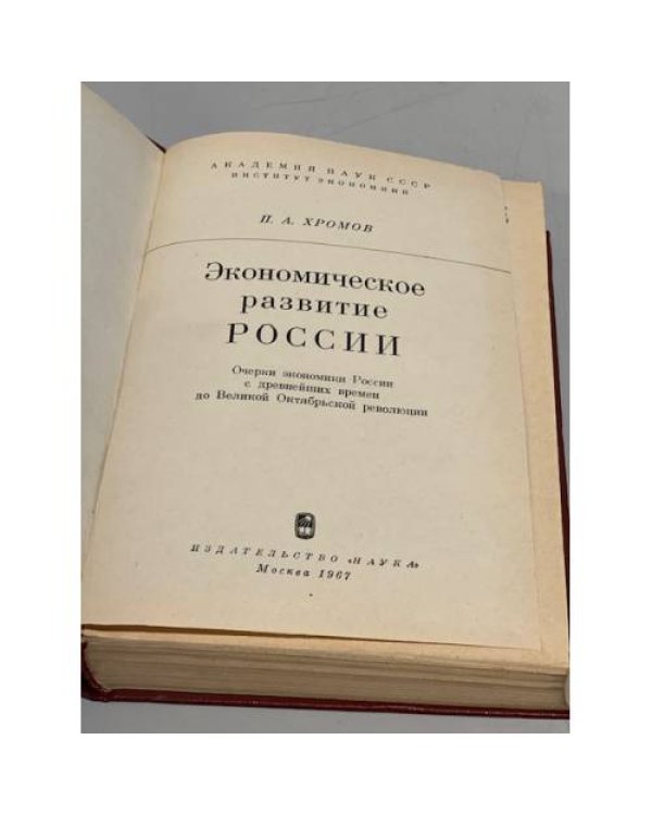 Дополнительное изображение книги «Экономическое развитие России»
