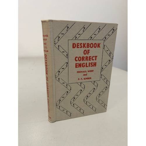 Обложка книги «Справочник по английской орфографии, пунктуации, грамматике / Deskbook of correct English» — Уэст