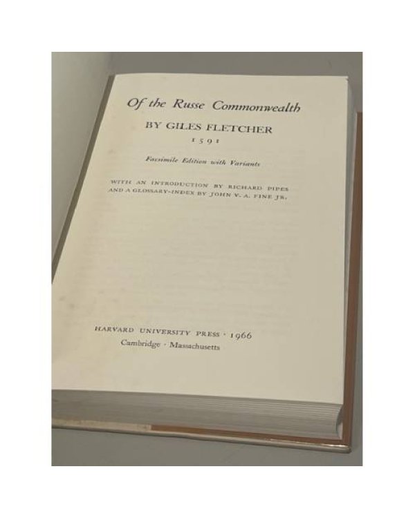 Of the Russe Commonwealth, 1591 