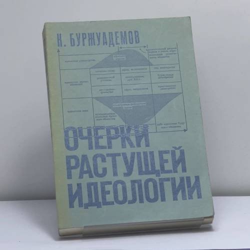 Обложка книги «Очерки растущей идеологии» — К. Буржуадемов