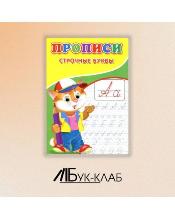 Дополнительное изображение книги «Прописи. Строчные буквы»