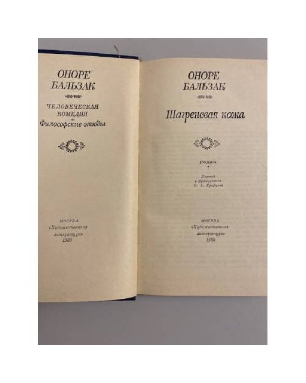 Дополнительное изображение книги «Шагреневая кожа»