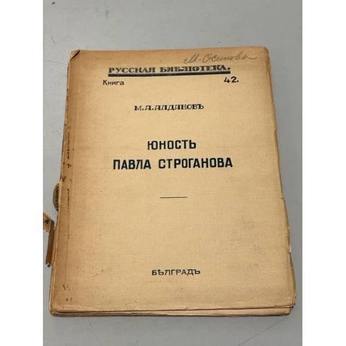 Юность Павла Строганова и другие характеристики