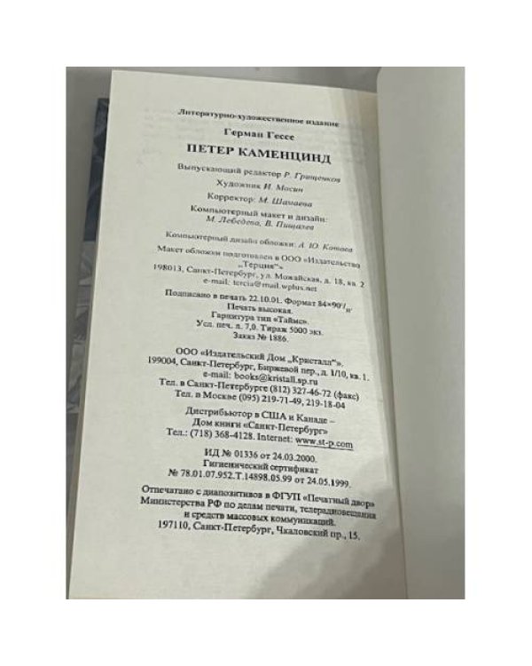 Петер Каменцинд