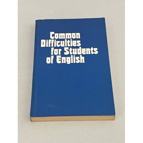 Обложка книги «Common Difficulties for Students of English» — Мария Фалькович