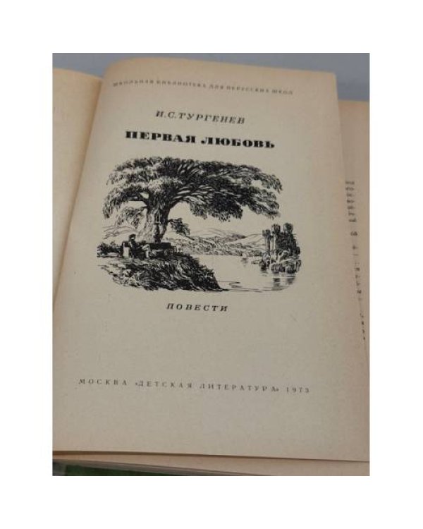 Дополнительное изображение книги «Первая любовь»