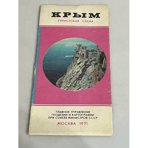 Крым. Туристская схема