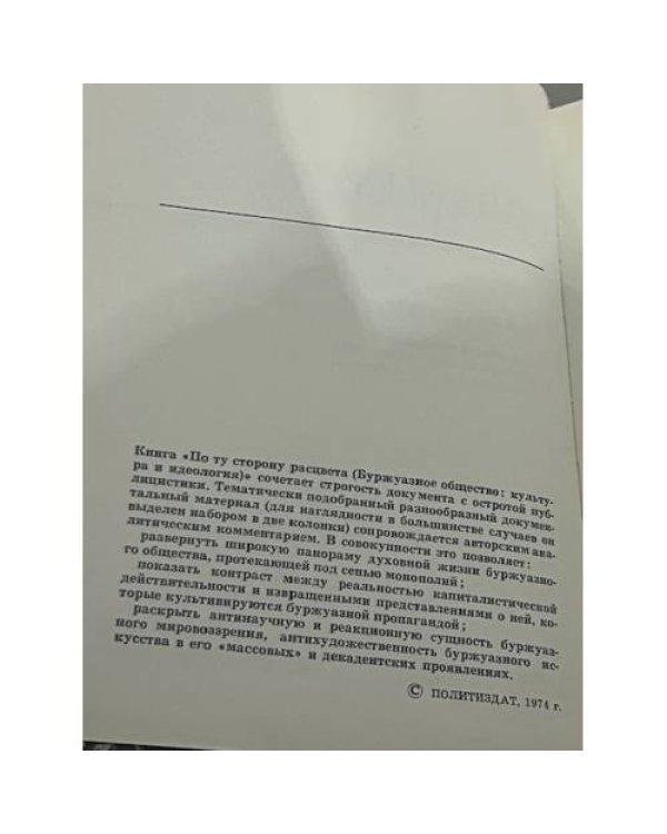 По ту сторону расцвета. Буржуазное общество: культура и идеология 