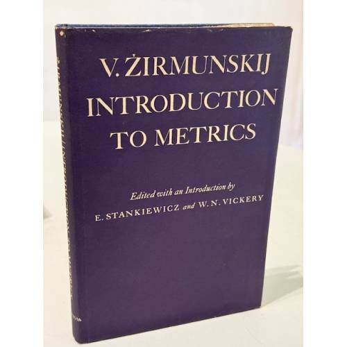 Обложка книги «V. Žirmunskij. Introduction to Metrics. The Theory of Verse» — Виктор Максимович Жирмунский