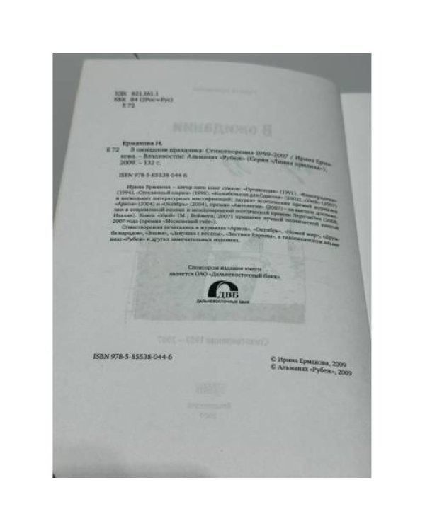Дополнительное изображение книги «В ожидании праздника»